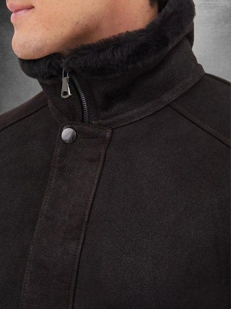 Erenköy Merino shearling jacket, detail
