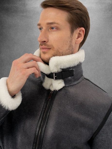 Florya shearling aviator, detail