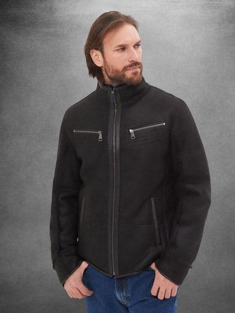 Göztepe Merino zip jacket, front view